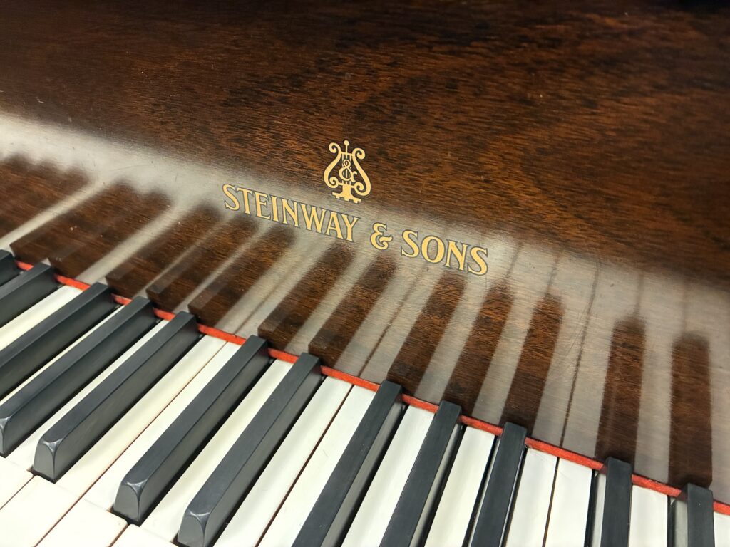 1963 used Steinway model S baby grand that was reconditioned by Upstate Pianos in Latham, NY